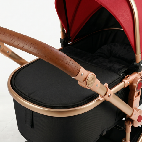 Poussette Aubine Rouge