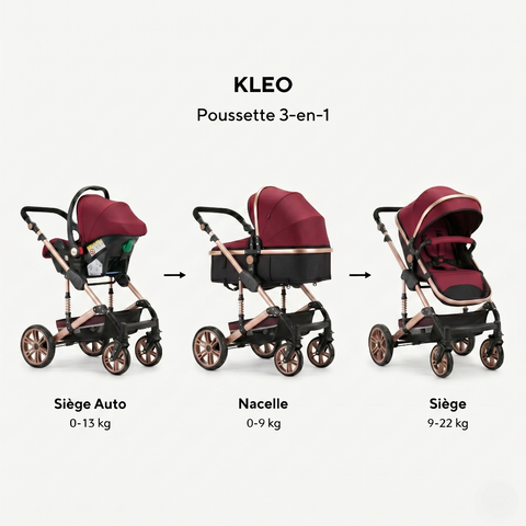 Poussette KLEO Rouge